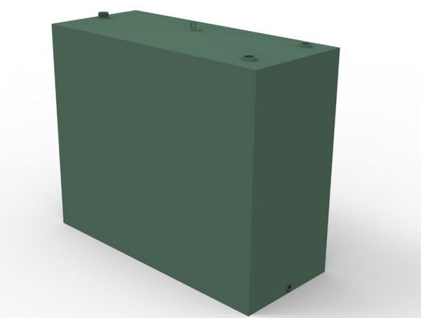 1240 Litre Single Skin Steel Oil Tank