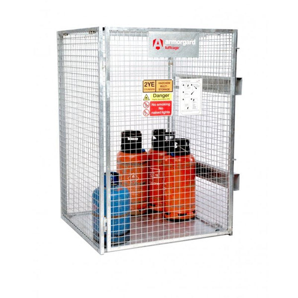 High Security Folding Gas Bottle Storage Cage (TC1.2)