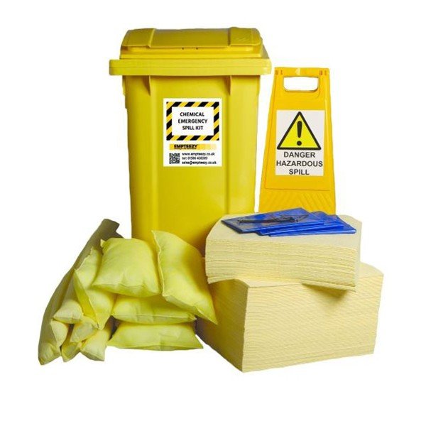 240 Litre Wheelie Bin Chemical Spill Kit