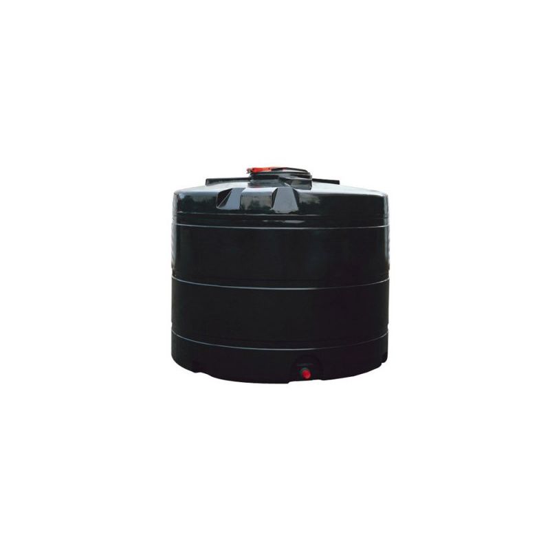 2500 Litre Potable Water Tank With 2' Bottom Outlet - V2500WP