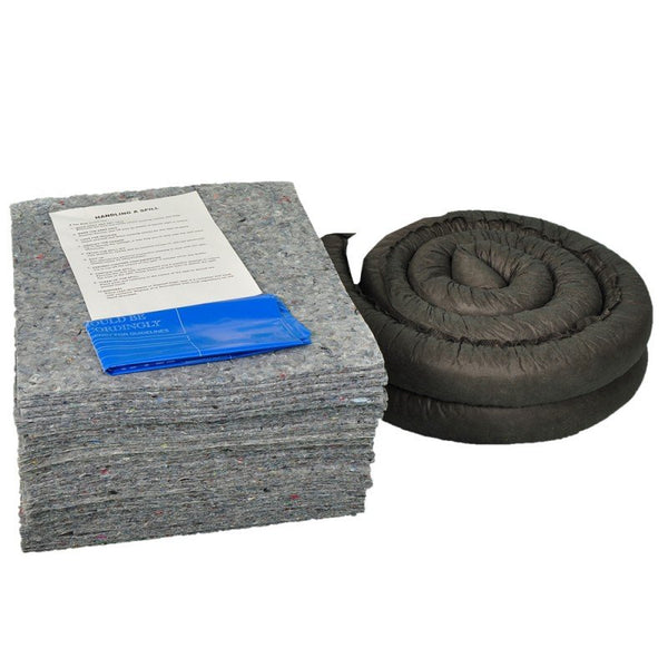 EVO Recycled - 60 Litre Spill Kit In Plastic Drum - REFILL KIT - EVO-RF60
