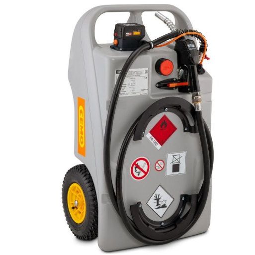 100 Litre Diesel Tank Trolley - 18v Pump & CAS Battery
