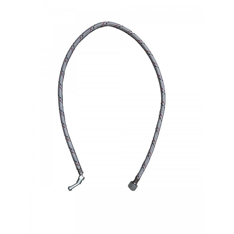 Flexible Oil Line Hose Braided 1/4' M 90 x 3/8'