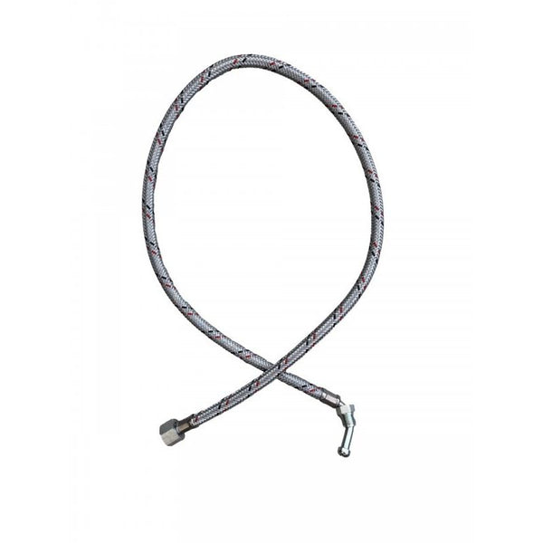 Flexible Oil Line Hose Braided 1/4' M 90 x 3/8'