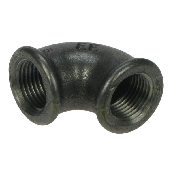 Black Iron Elbow 1' F to F BSPT