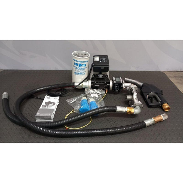 Piusi Panther E120 Diesel Transfer Pump kit 230v with Hose Tails