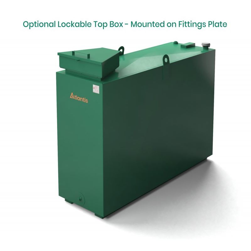 Atlantis 1050L Steel Bunded Oil Tank with Imperium® Technology