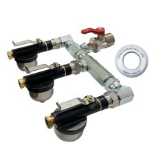 Ultra Compact Triple Oil Tank Isolation Valve & Filter Kit Ultra Compact Triple Oil Tank Isolation Valve & Filter Kit