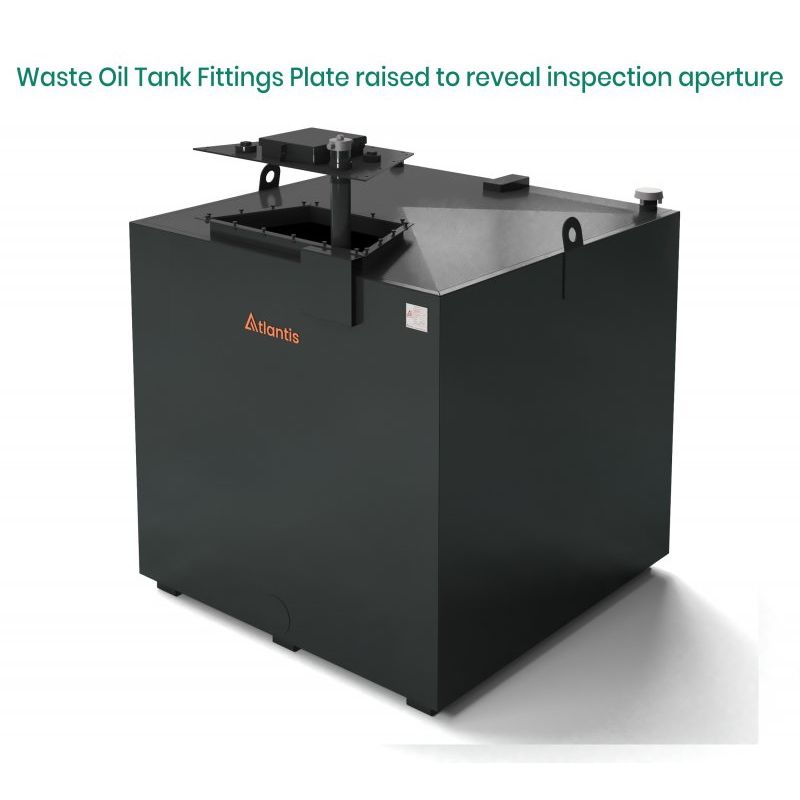 1750 Litre Steel Bunded Imperium® Waste Oil Tank