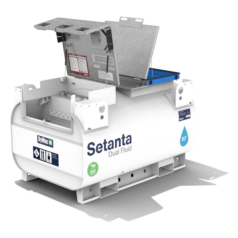 Dymac Setanta Duel Fluid - 650/220L open lid