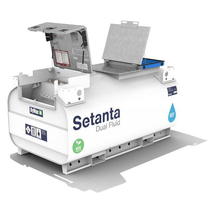 Dymac Setanta Dual Fluid - 1450/350L Lid open