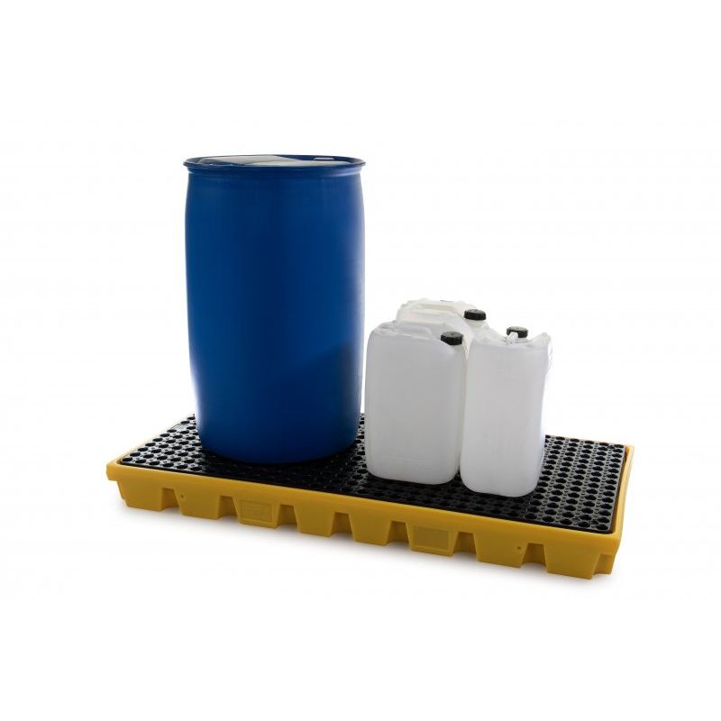 2 Drum Bunded Workfloor in use