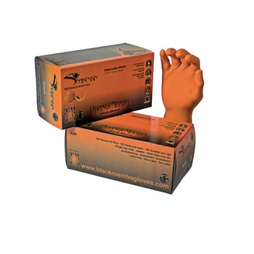 Black Mamba Gloves Orange