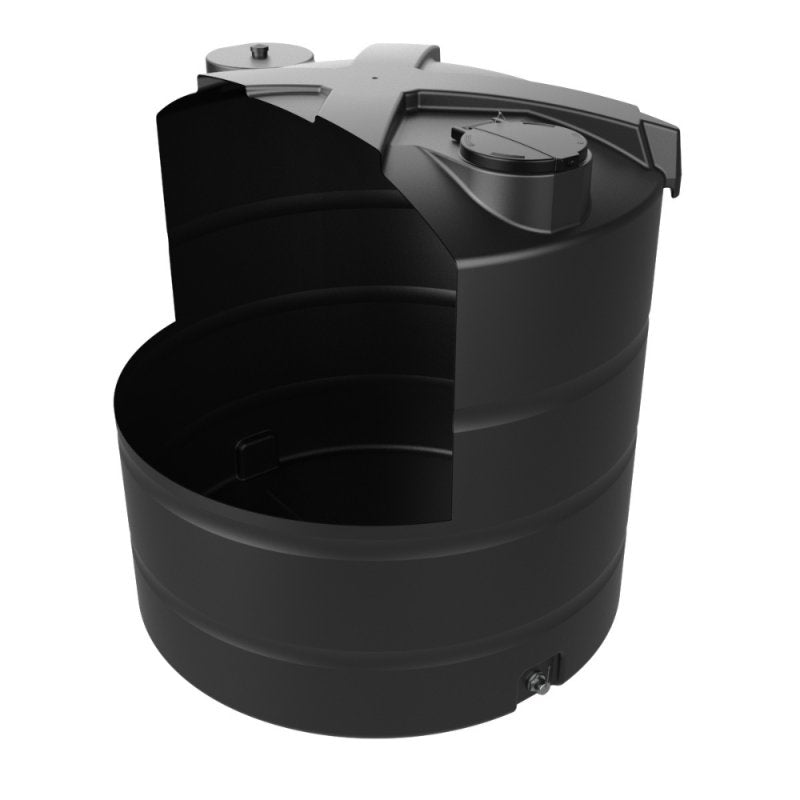 10,000 Litre Non-Potable Round Water Tank Cut away