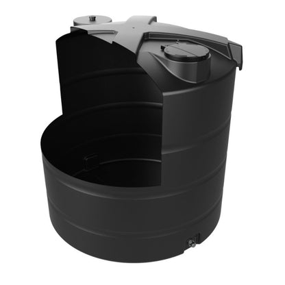10,000 Litre Non-Potable Round Water Tank Cut away