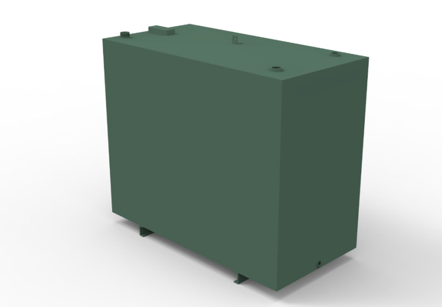 1200 Litre Bunded Steel Oil Tank