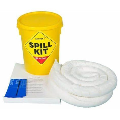 35 Litre Fuel Spill Kit - Round Drum OSK3
