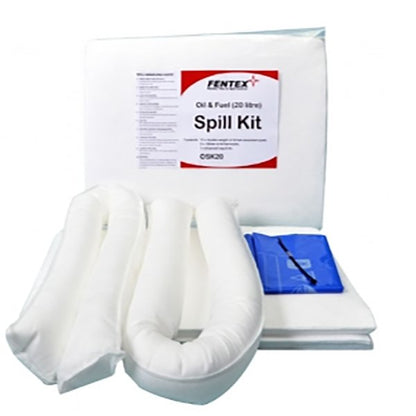 20 Litre Fuel Spill Kit - Clip Top Bag OSK20CT