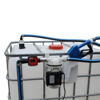 230v Adblue IBC Pump Kit - Manual Or Auto Nozzle with Flow Meter Option