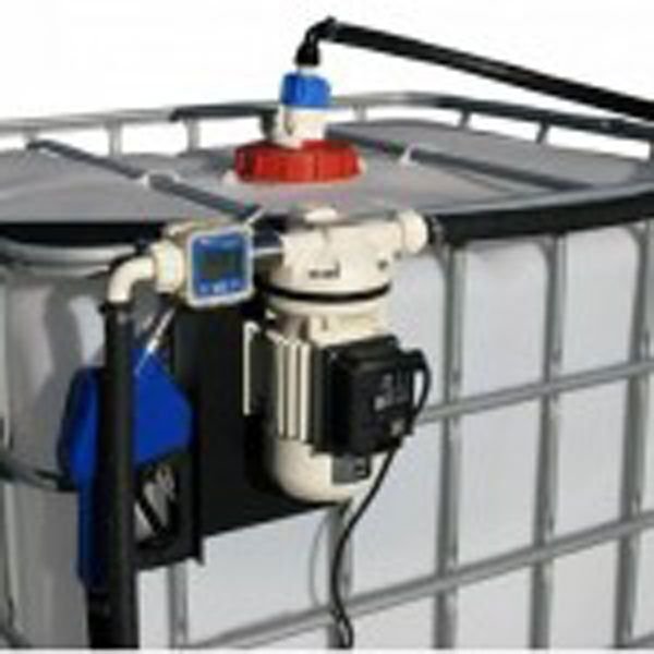 230v Adblue IBC Pump Kit - Manual Or Auto Nozzle with Flow Meter Option