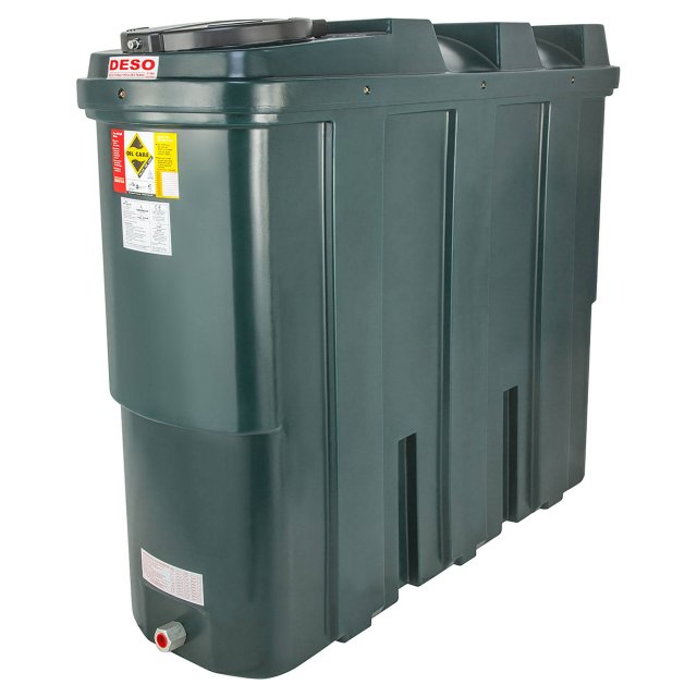 1235 Litre Slimline Bunded Oil Tank - Deso SL1250BT