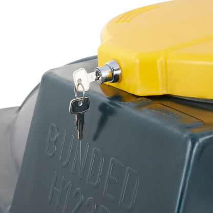 1235 Litre Slimline Bunded Waste Oil Tank - Deso SL1235WOW