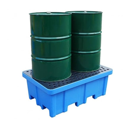 2 Drum Spill Pallet With 4-Way Fork Lift Entry - BP2FW