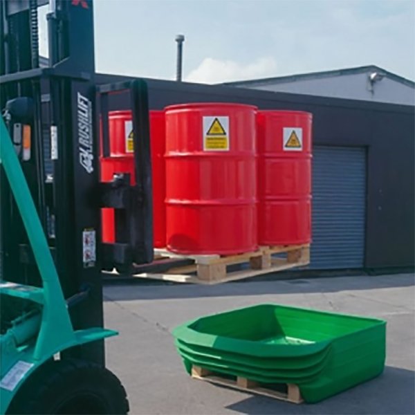 SpillGuard Pallet Bund Converter 4 Drum