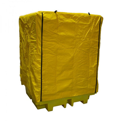 Covered 4 Drum Spill Pallet Bund 410ltr Sump BP4C