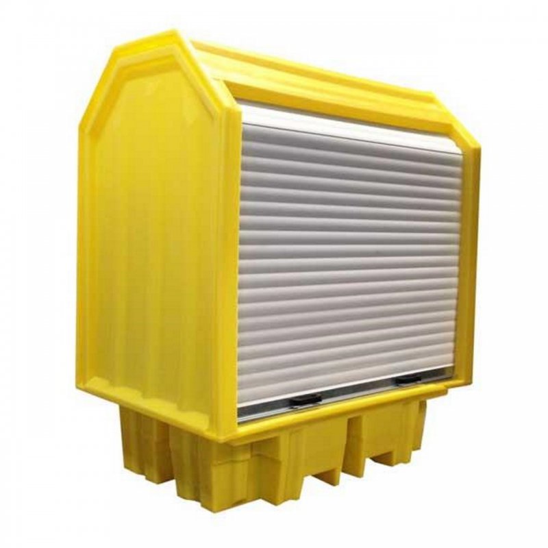 Hard Cover 2 Drum Spill Pallet - BP2HC