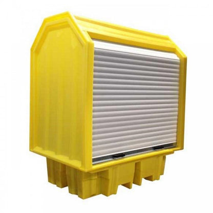 Hard Cover 2 Drum Spill Pallet - BP2HC