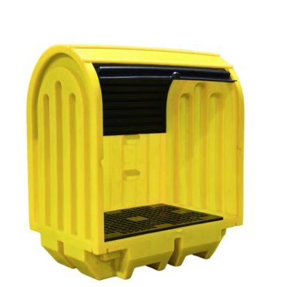 Hard Cover 2 Drum Spill Pallet - BP2HC