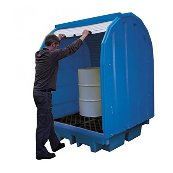 4 Drum Spill Pallet With Hard Cover - BP4HC