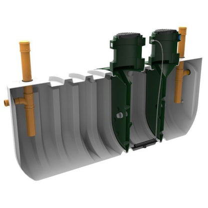 Harlequin Hydroclear HC12 Sewage Treatment Plant - 12 Person