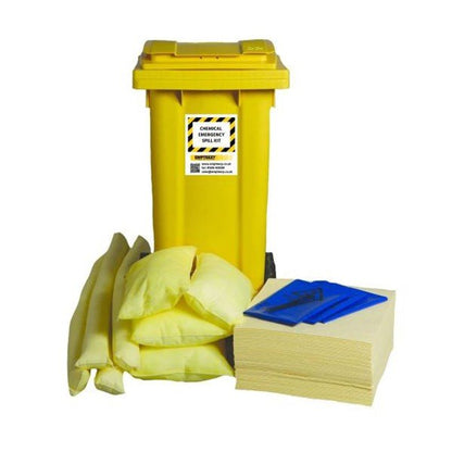 120 Litre Wheelie Bin Chemical Spill Kit