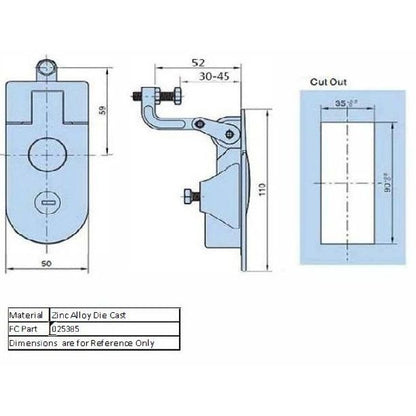 Fuelmaster & Truckmaster Lock (Comes with 2 keys)