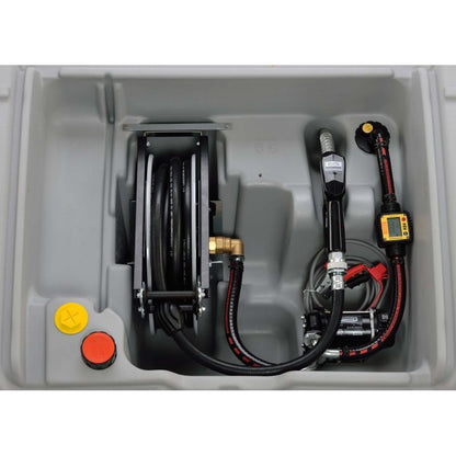 CEMO DT Mobile Easy Premium 440 Litre 12v Diesel Tank c/w Hose Reel, K24 & Lid