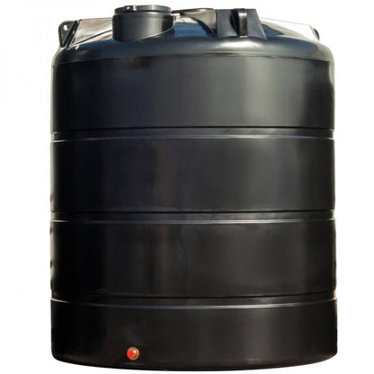 12,000 Litre Non-Potable Water Tank With Optional Outlet - V12000BLKWT