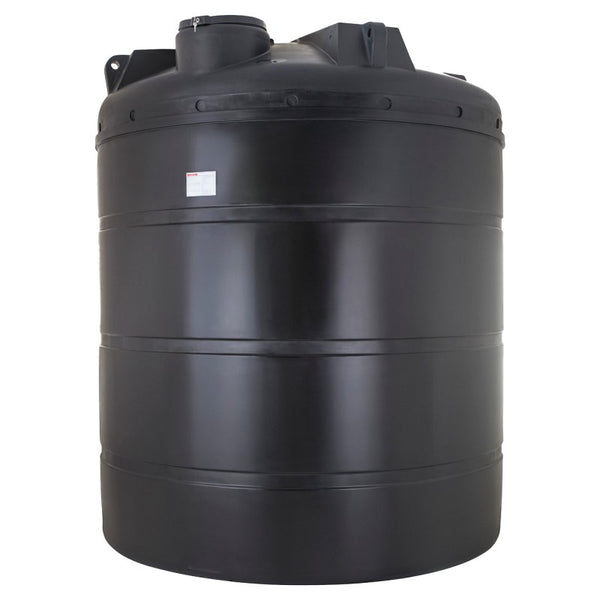 12,000 Litre Non-Potable Water Tank With Optional Outlet - V12000BLKWT
