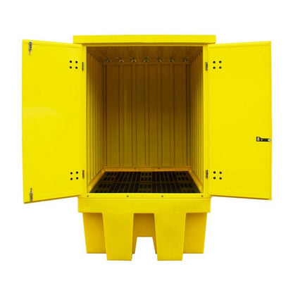 Steel Covered IBC Bund Pallet with 1100 Litre Bund - BB1HCS