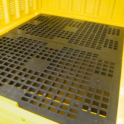 Steel Covered IBC Bund Pallet with 1100 Litre Bund - BB1HCS