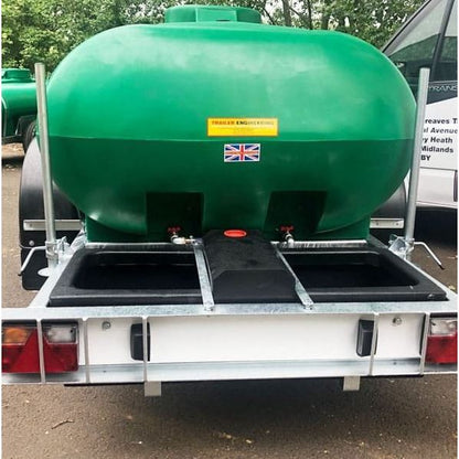 2000 Litre Animal Feeder Site Tow Bowser With Trough