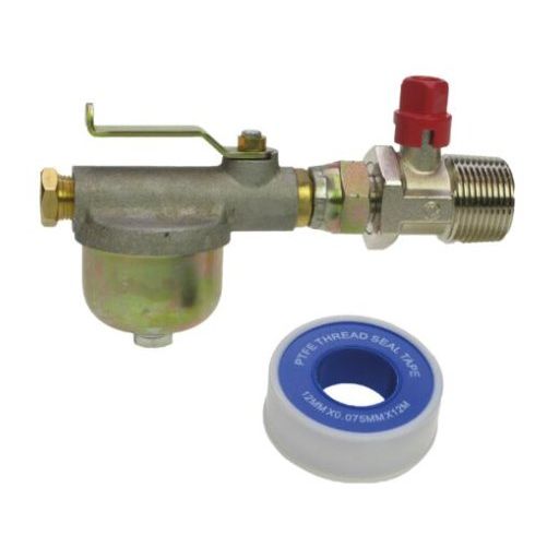 Oil Tank Filter Valve Assembly with 1/4