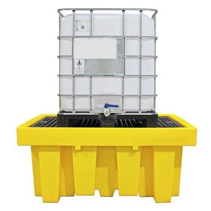 Single IBC Spill Pallet with Removable Grid -BB1