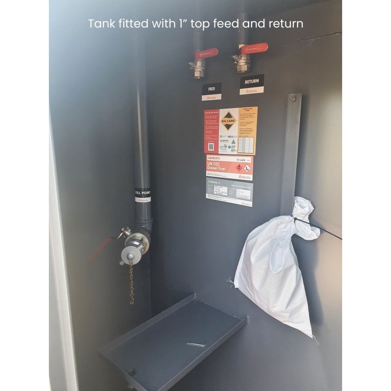 Atlantis StoraFuel 18000 Litre Steel Bunded Diesel Dispensing Tank
