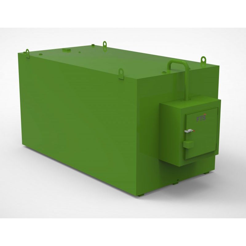 Atlantis 10000L Bunded Steel Oil Tank