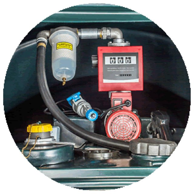 1340 Litre Bunded Diesel Dispensing Tank - Deso V1340PDD