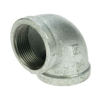 Galvanised Fitting â€“ 90Â° Elbow â€“ F x F BSPT