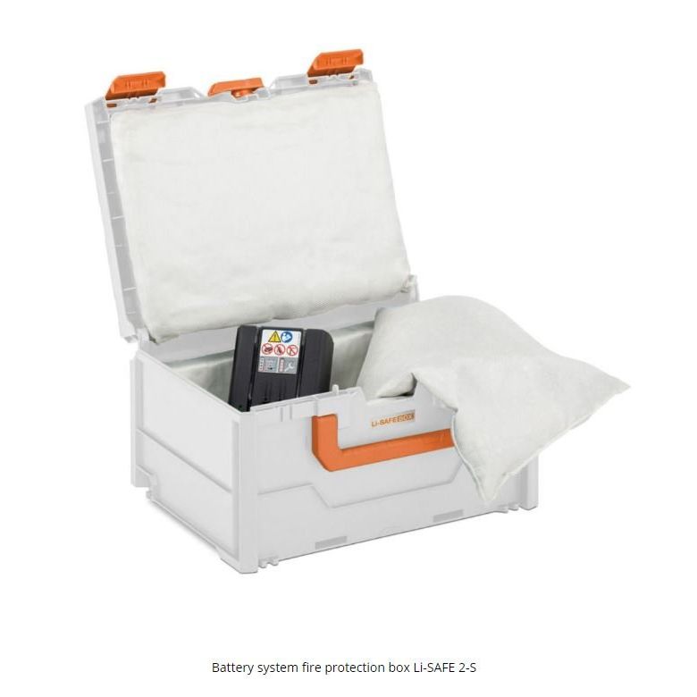 Fire Protection Box for Lithium-Ion batteries (Li-SAFE 2-S)