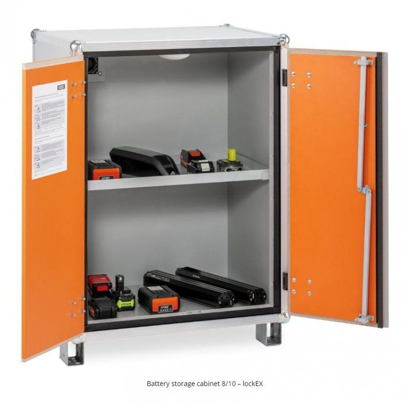 Battery Storage Cabinet 8/10 â€“ lockEX - 11898